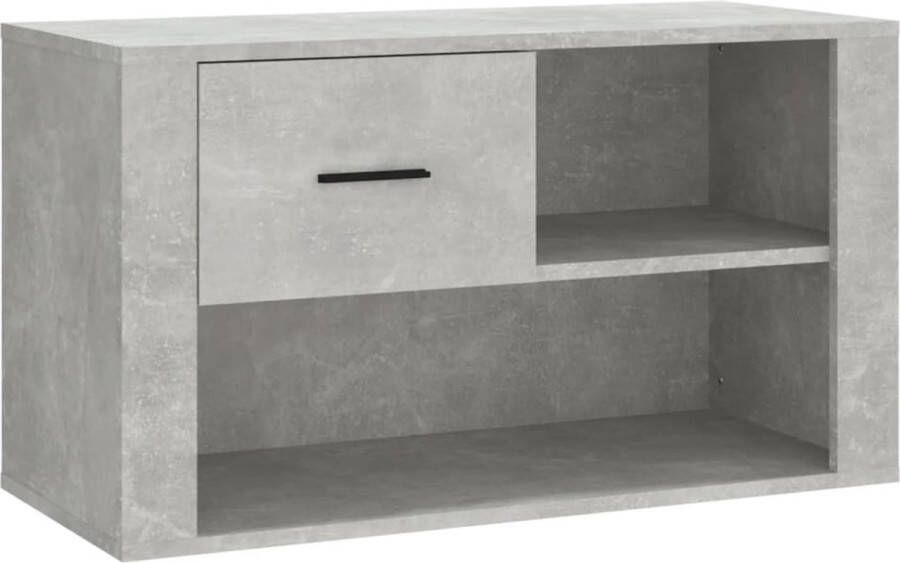 VidaXL -Schoenenkast-80x35x45-cm-bewerkt-hout-betongrijs