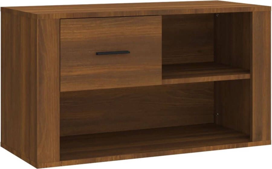 VidaXL -Schoenenkast-80x35x45-cm-bewerkt-hout-bruineikenkleurig