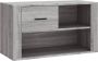 VidaXL Prolenta Premium Schoenenkast 80x35x45 cm bewerkt hout grijs sonoma - Thumbnail 1