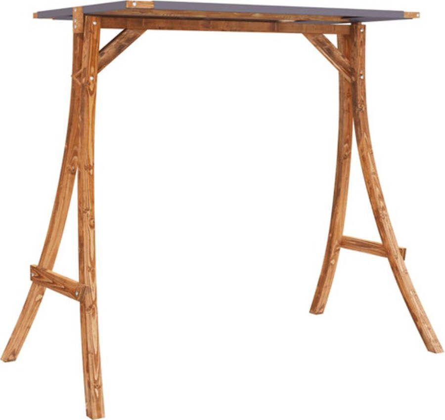 VidaXL -Schommelframe-met-antracietkleur-dak-gebogen-hout-teakafwerking