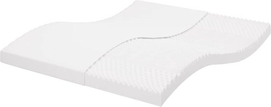 VidaXL -Schuimmatras-7-zones-hardheid-20-ILD-160x200-cm-wit