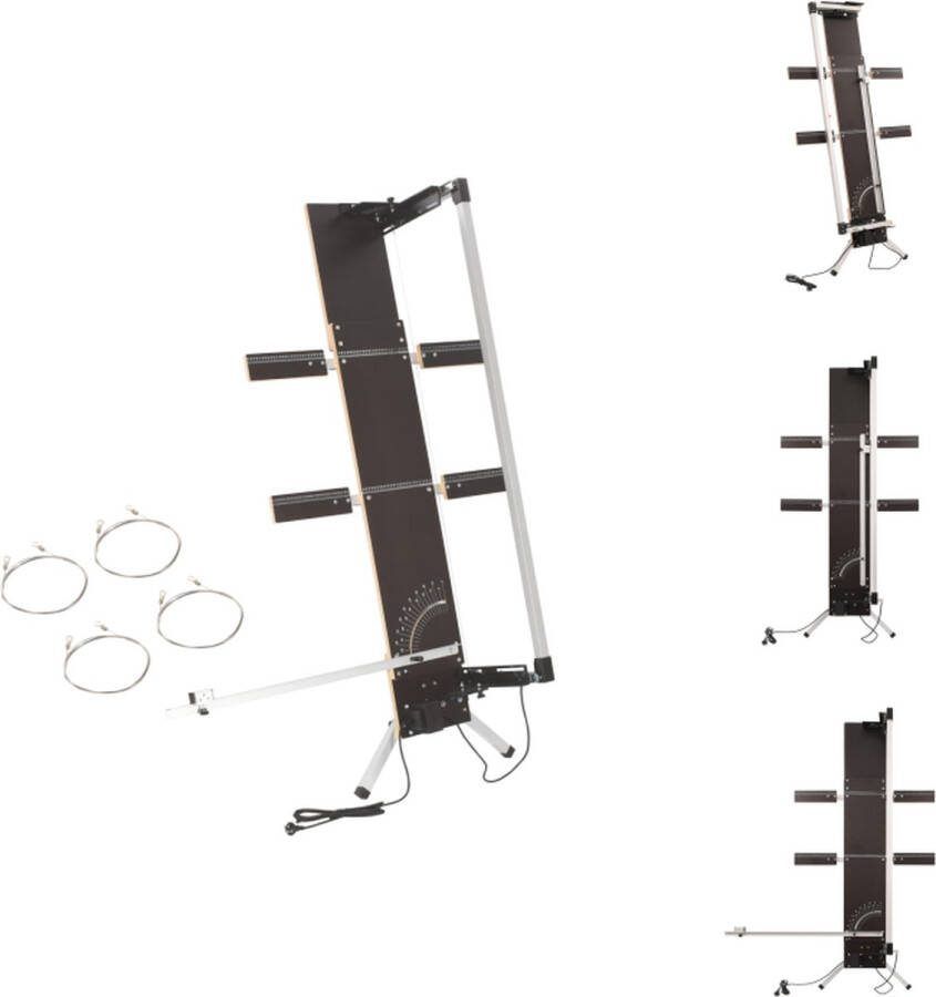 VidaXL Schuimsnijder Multiplex 137 cm snijlengte 33 cm snijhoogte 1° tot 90° snijhoek Messenslijper