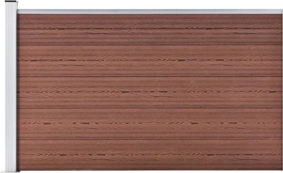 VidaXL -Schutting-175x105-cm-HKC-bruin
