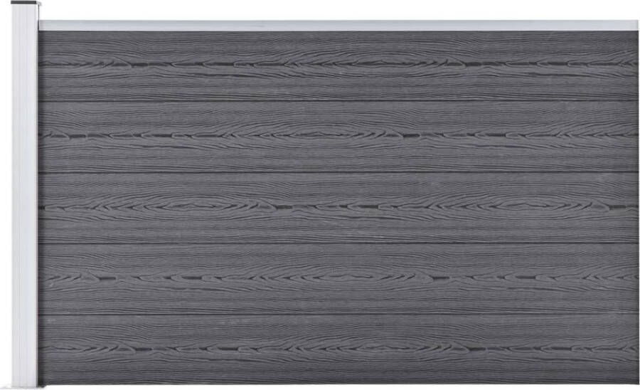 VidaXL -Schutting-175x105-cm-HKC-grijs