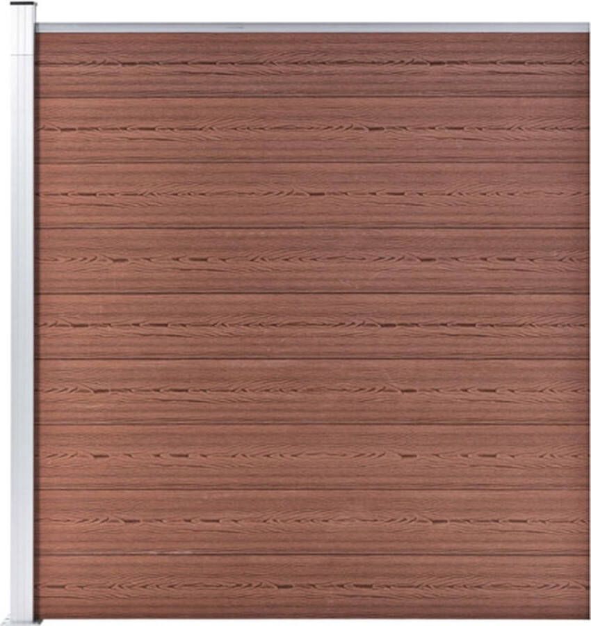 VidaXL -Schutting-175x186-cm-HKC-bruin