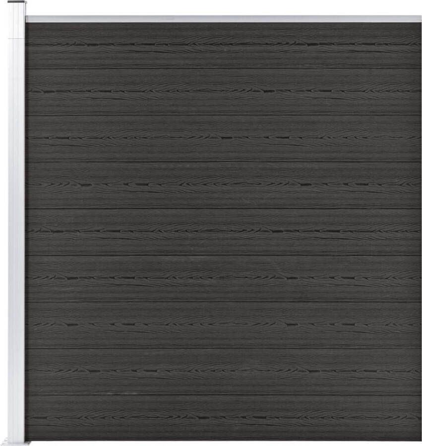 VidaXL -Schutting-175x186-cm-HKC-grijs