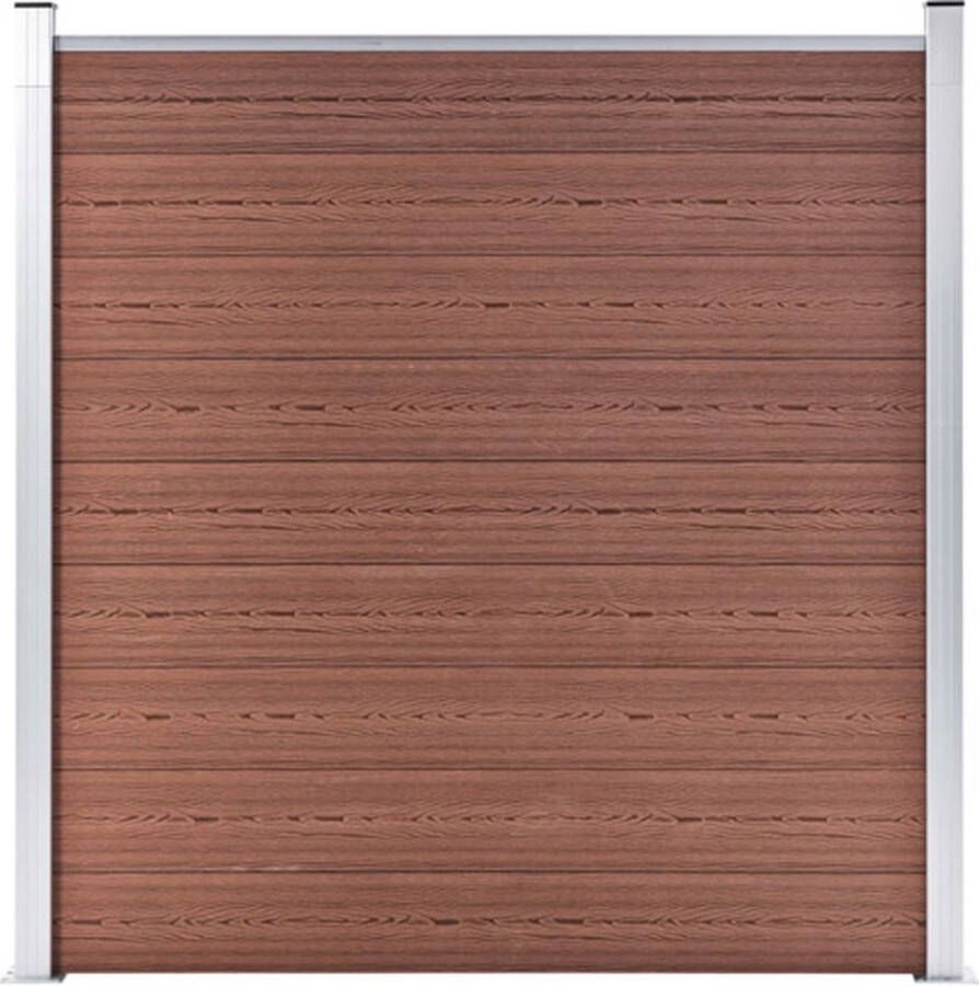 VidaXL -Schutting-180x186-cm-HKC-bruin