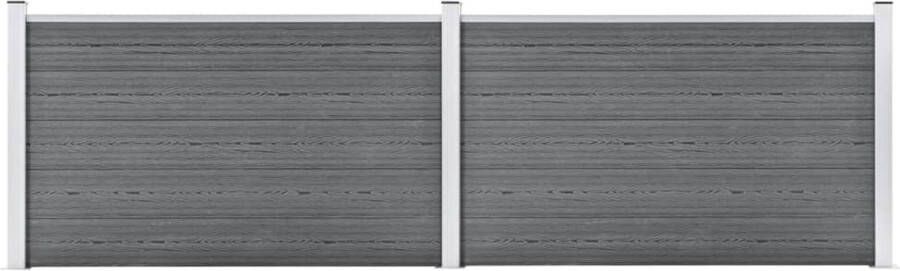 VidaXL Schutting 353x106 cm HKC grijs