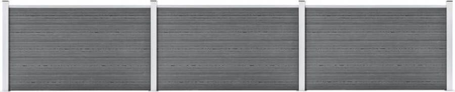 VidaXL Schutting 526x106 cm HKC grijs