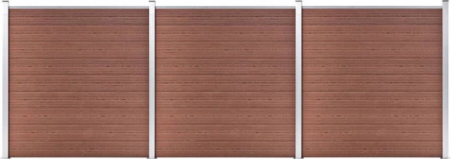 VidaXL -Schutting-526x186-cm-HKC-bruin
