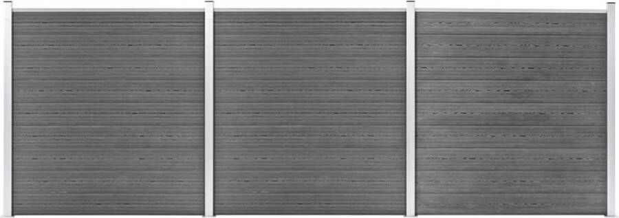 VidaXL -Schutting-526x186-cm-HKC-grijs