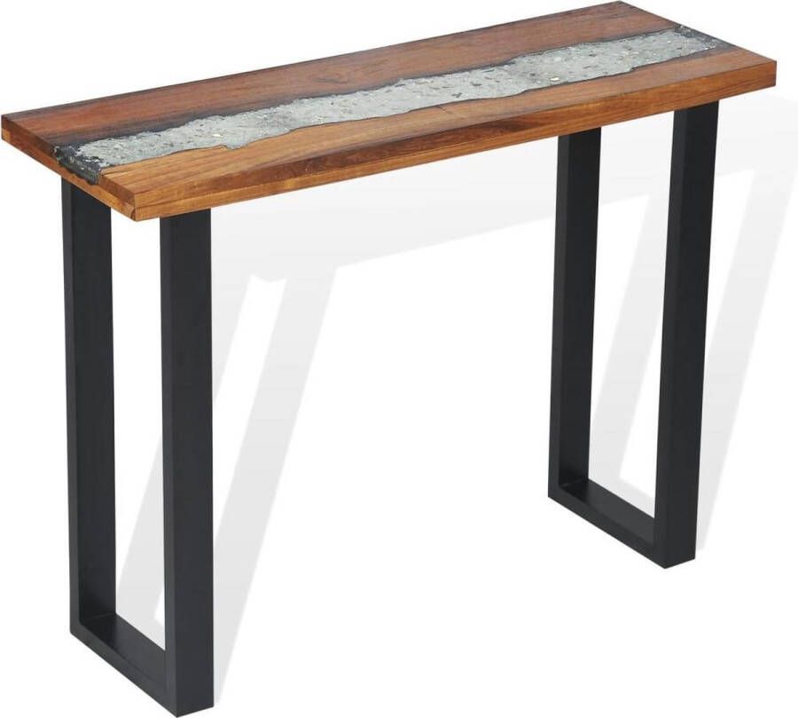 VidaXL Sidetable 100x35x75 cm teakhout