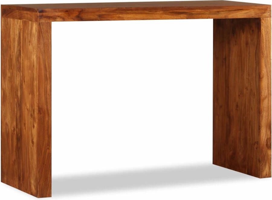 VidaXL Sidetable 110x40x76 cm massief hout met sheesham-afwerking