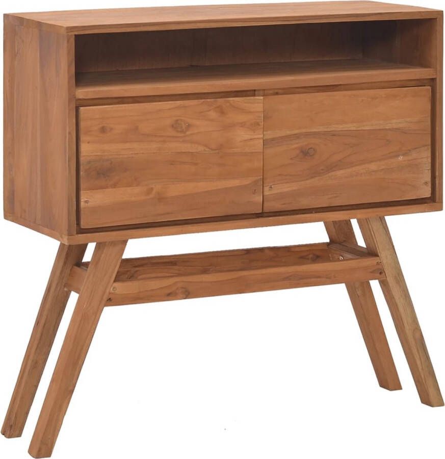 VidaXL Sidetable 80x30x80 cm massief teakhout