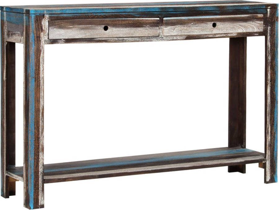 VidaXL Sidetable massief hout vintage 118x30x80 cm