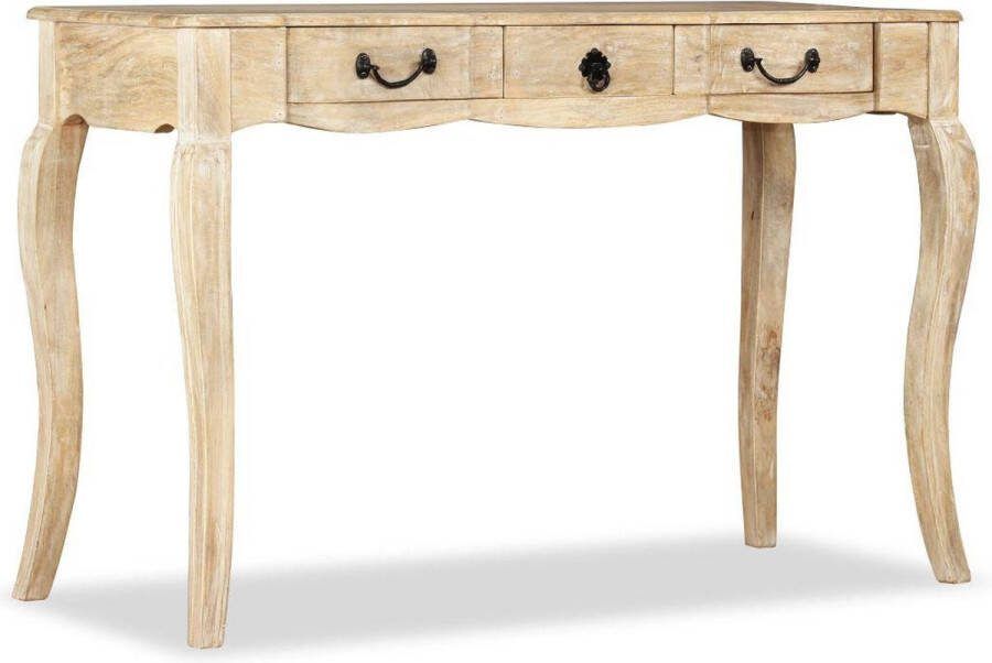 VidaXL Sidetable massief mangohout 120x50x80 cm