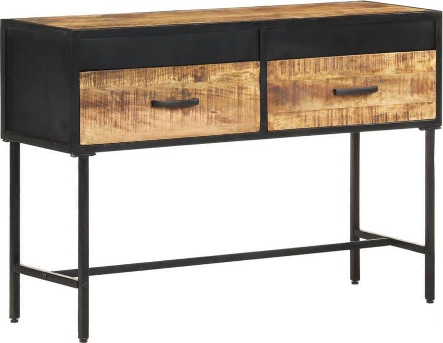 VidaXL Sidetable ruw mangohout 110x35x75 cm
