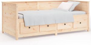 VidaXL Slaapbank 100x200 Cm Massief Grenenhout
