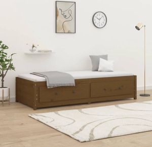 VidaXL Slaapbank 80x200 cm massief grenenhout honingbruin