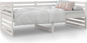 VidaXL Slaapbank 80x200 cm massief grenenhout wit