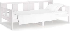 VidaXL Slaapbank massief grenenhout wit 90x200 cm
