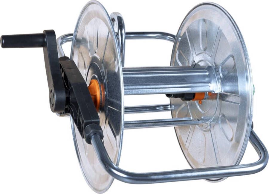 VidaXL Slanghaspel voor 50 m 1 2 of 35 m 3 4 slang wandmontage staal