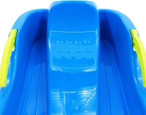 VidaXL Slee met remmen 87x40x18 cm polypropeen blauw