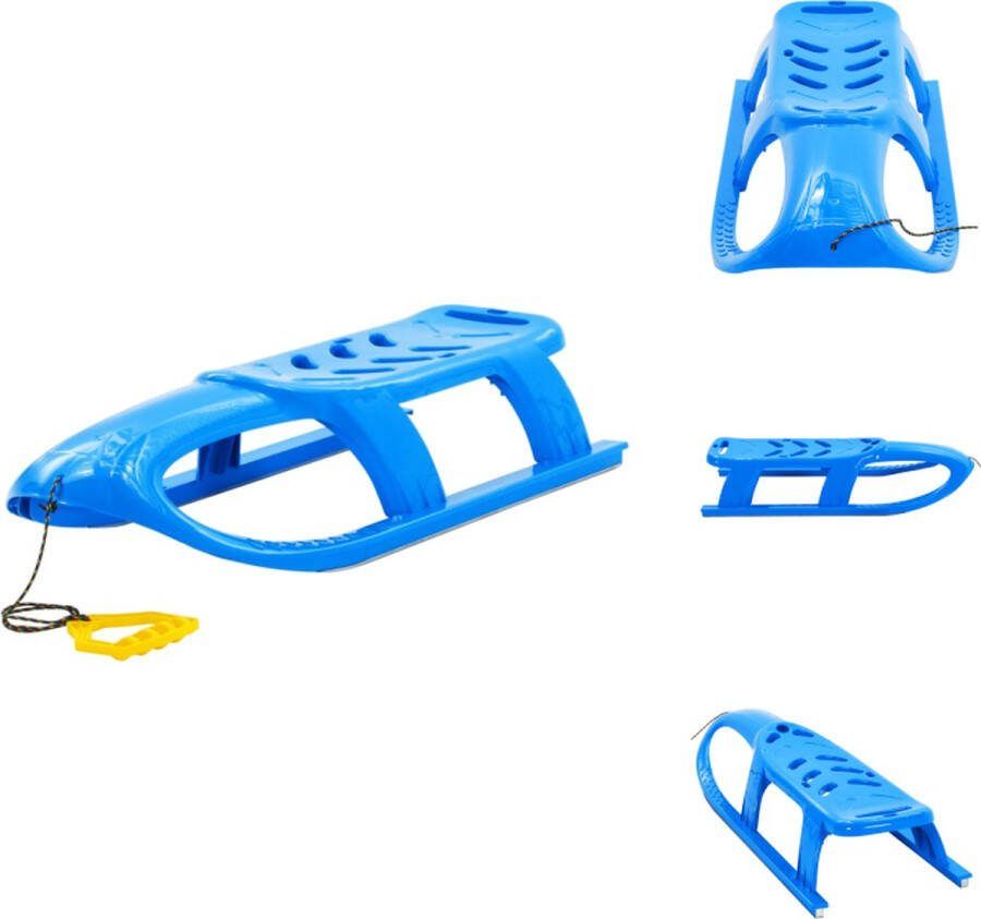 VidaXL Sneeuwslee Blue 102.5 x 40 x 23 cm Durable PP Steel Slee