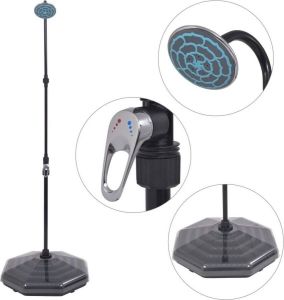 VidaXL Solar douche 20 L aluminium HDPE