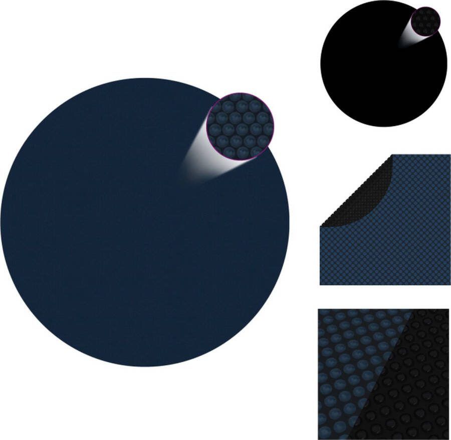 VidaXL Solar Zwembadfolie PE-Folie 250 cm diameter Zwembad afdekzeil