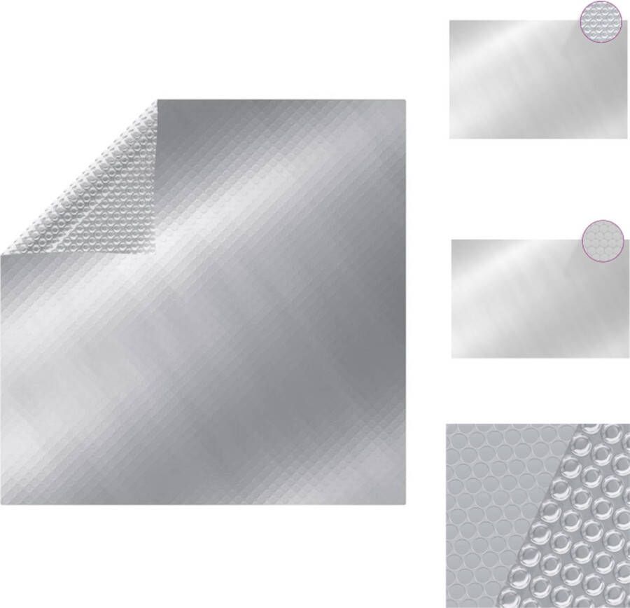 VidaXL Solarzwembadhoes PE 300 x 200 cm Verhoogt zwembadtemperatuur met 1°C Zwembad afdekzeil