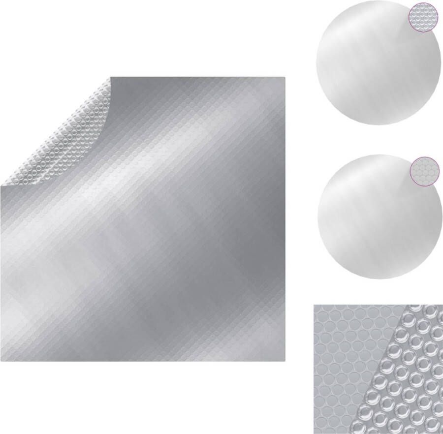 VidaXL Solarzwembadhoes PE 356 cm Verhoogt zwembadwater temperatuur Behoudt warmte Bespaar op chemicaliën en water Lichtgewicht en duurzaam Zwembad afdekzeil