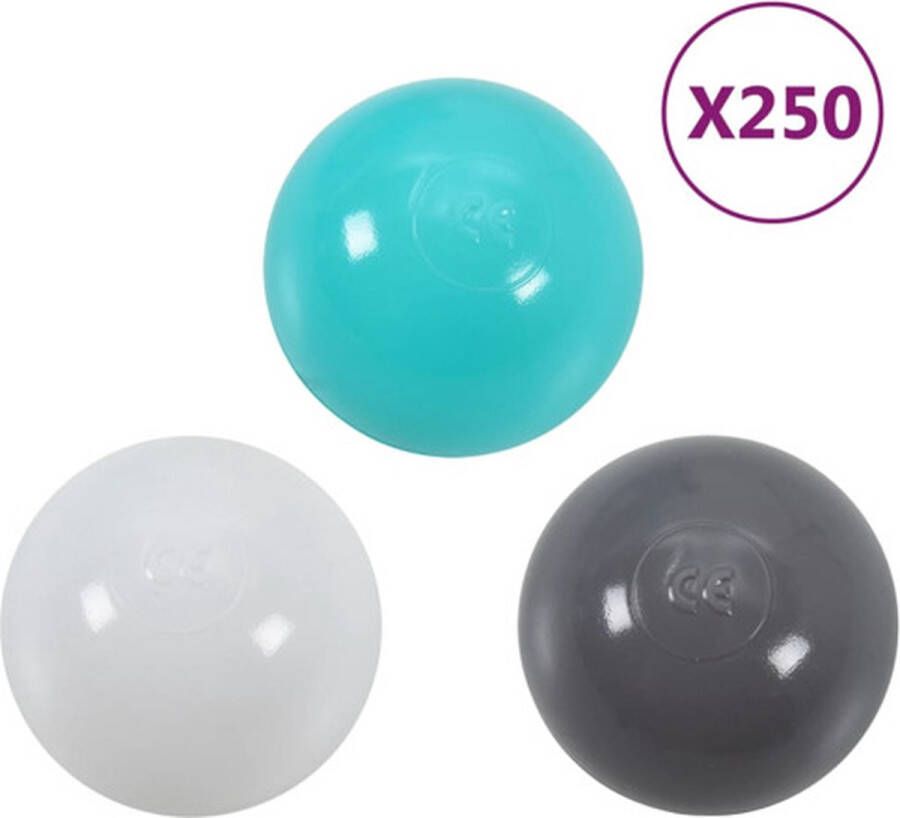 VidaXL Speelballen voor babyzwembad 250 st meerkleurig