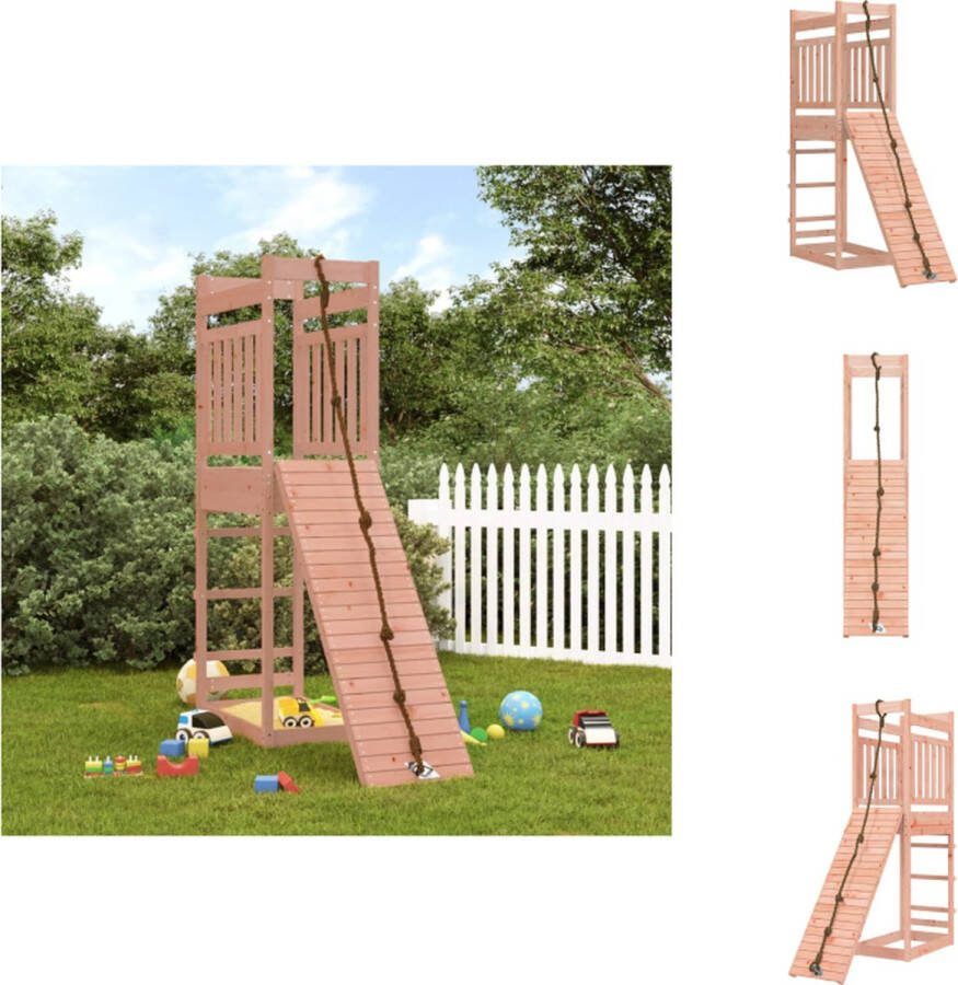 VidaXL Speeltoren Houten 53 x 174 x 207 cm Multifunctioneel Speeltoestellencombinatie