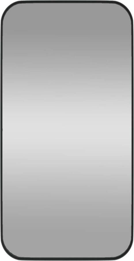 VidaXL -Spiegel-wandgemonteerd-30x60-cm-rechthoek-zwart