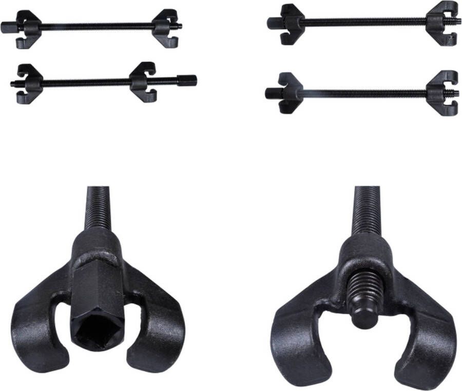 VidaXL Springveer compressor klemmenset 90-370mm Klemmenset Klemmensets Klemmen Set Klemmen Sets