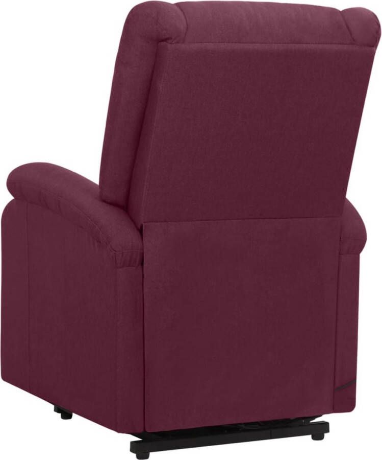 VidaXL Sta-op-stoel verstelbaar stof paars