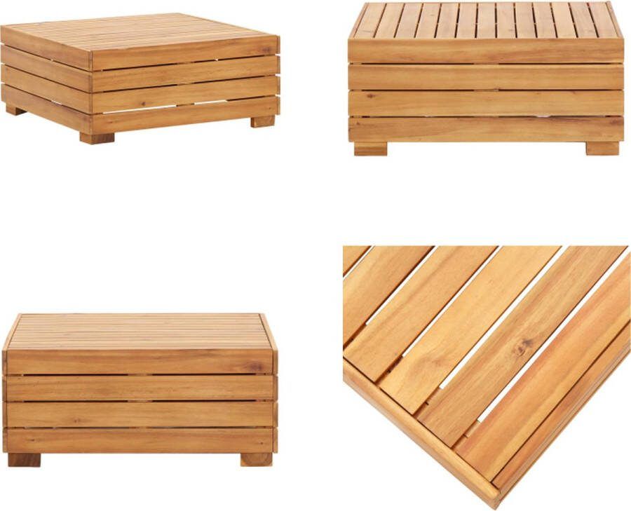 VidaXL Tafeltje 1 st sectioneel massief acaciahout Tafeltje Tafeltjes Tafel Tafels