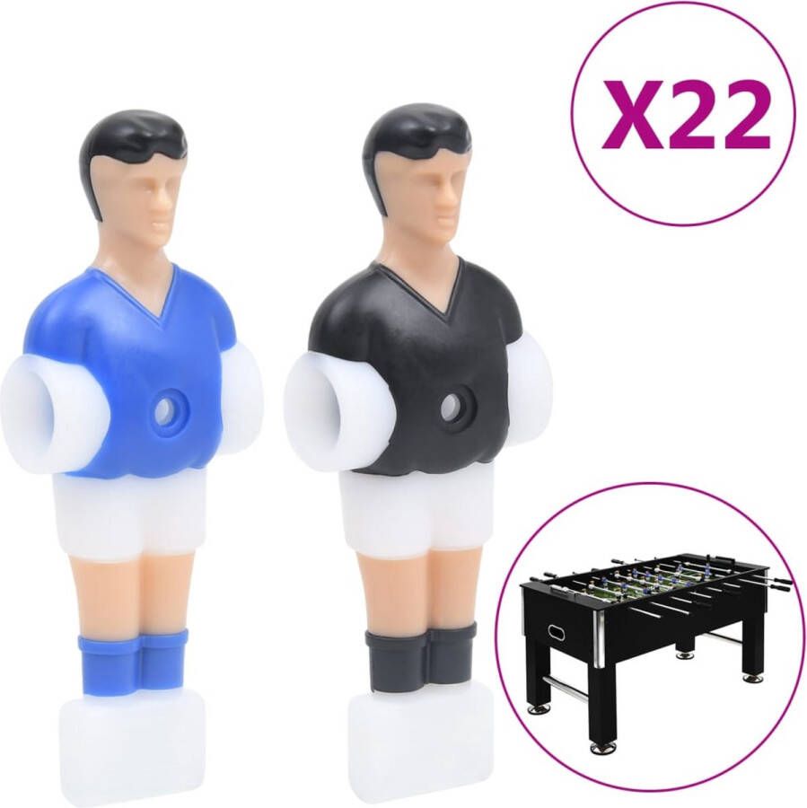 VidaXL -Tafelvoetbalspelers-voor-12 7-mm-staaf-22-st