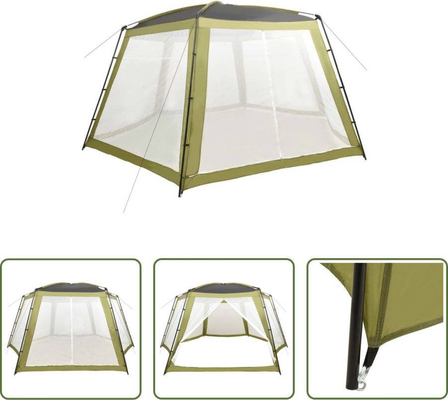 VidaXL The Living Store Zwembadtent Polyester 660x580x250 cm Uv- en Waterbestendig