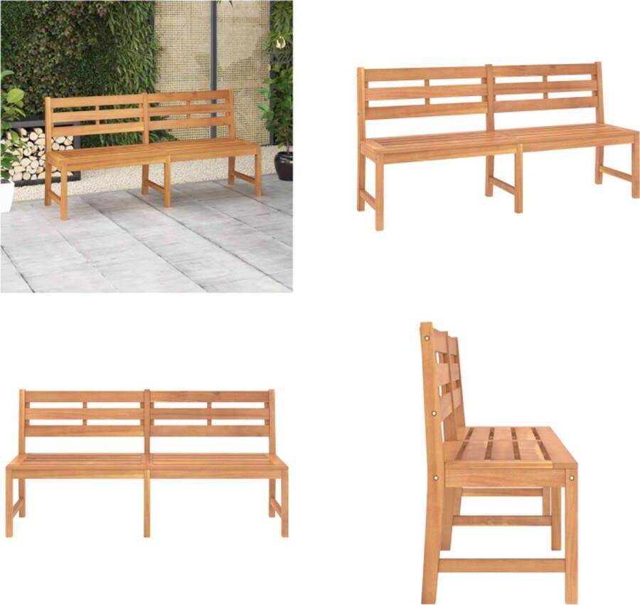 VidaXL Tuinbank 180 cm massief teakhout Tuinbank Tuinbanken Tuin Bank Tuin Banken