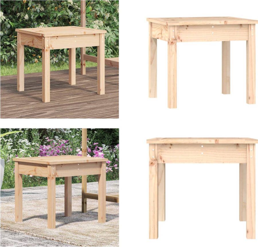 VidaXL Tuinbank 50x44x45 cm massief grenenhout Tuinbank Tuinbanken Parkbank Tuinzetel