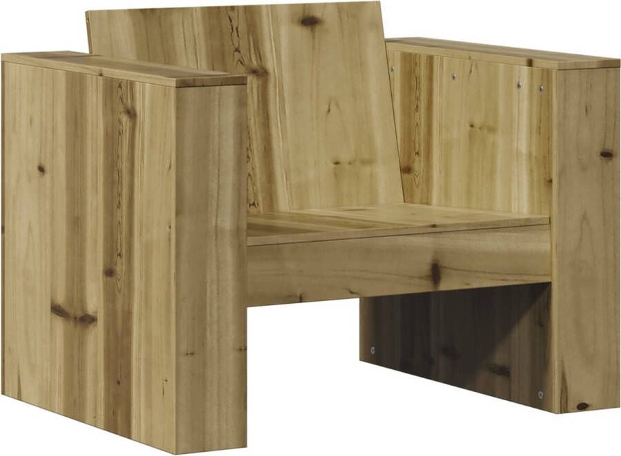 VidaXL Tuinbank 79x60x62 cm geïmpregneerd grenenhout