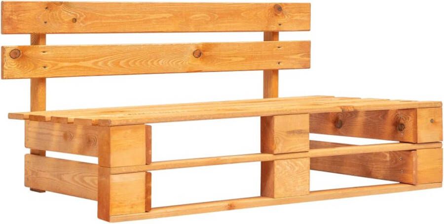 VidaXL -Tuinbank-pallet-hout-honingbruin