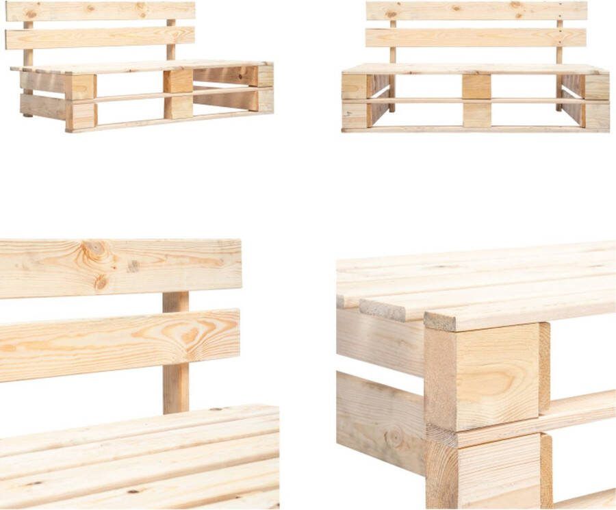 VidaXL Tuinbank pallet hout Pallet Bank Pallet Banken Palletbank Palletbanken