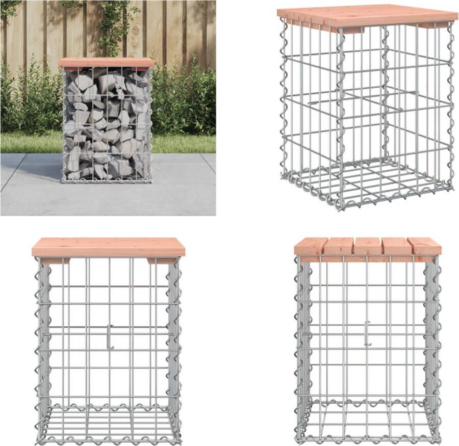 VidaXL -Tuinbank-schanskorfontwerp-33x31x42-cm-massief-douglashout Tuinbank Tuinbanken Buitenbank Parkbank