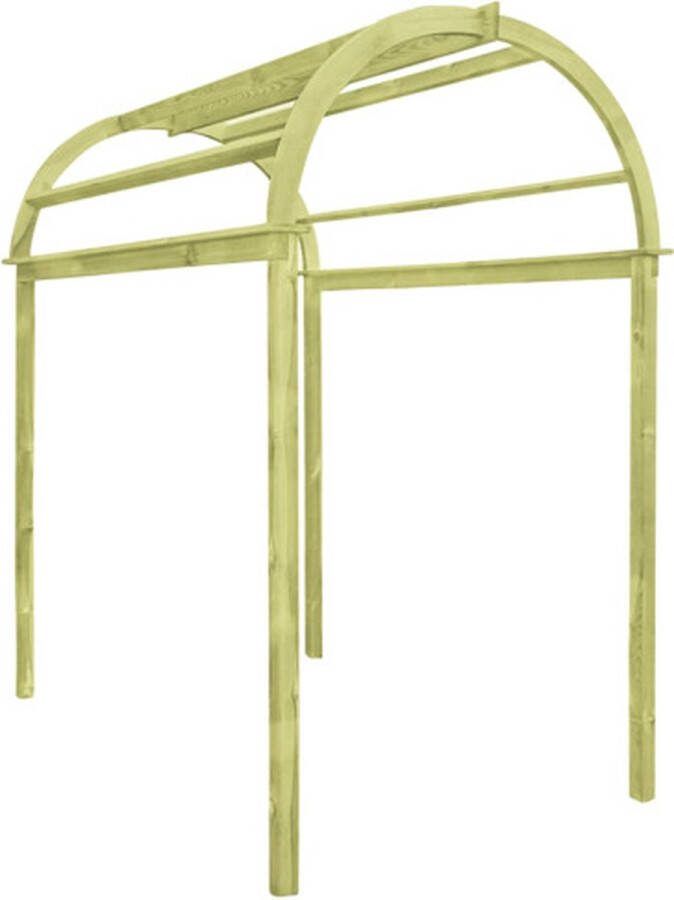 VidaXL -Tuinboog-125x150x235-cm-geïmpregneerd-grenenhout