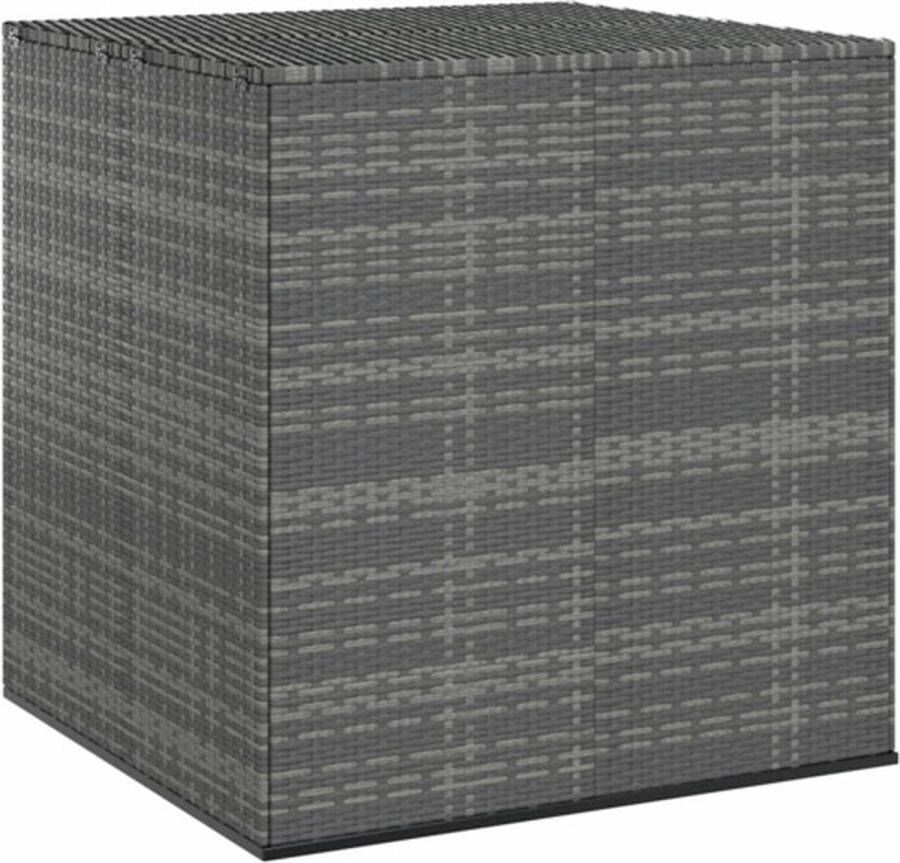 VidaXL -Tuinbox-100x97 5x104-cm-polyetheen-rattan-grijs