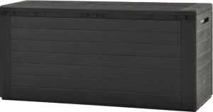 VIDAXL kussenbox 116x44x55cm antraciet