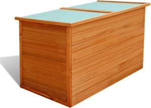 VIDAXL kussenbox 126x72x72cm hout
